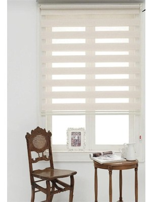 Asitan Beyazıt Tekstil Krem Bambu Zebra Stor Perde Krem 160 x 200 BYZT544
