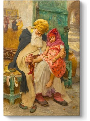 Asitan Arthur Bridgman - Terlik Tablosu 40 x 60