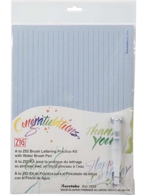 Asitan Zıg Eğitim Seti Brush Letterıng Practıce INKP-002