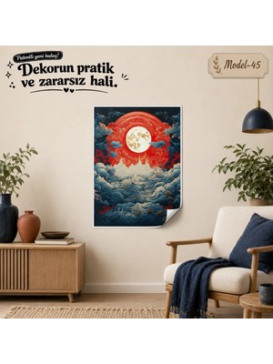 Akıllı Kağıt Statik Tutunma Özellikli Tablo - Poster Diğer (Model- 45)
