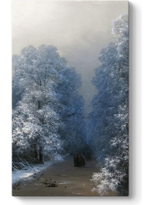 Asitan Ayvazovski - Kış Manzarası Tablosu 30 x 50