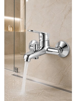 Flextail Krom Sıcak Soğuk Aç Kapa Mix Tek Kollu Banyo Bataryası