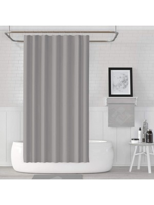 Asitan Zethome Jackline Banyo Duş Perdesi 0010 Gri Tek Kanat 1X180X200