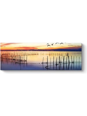 Asitan Balık Ağları Tablosu 120 x 40