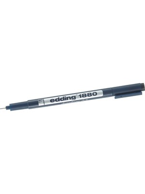 Asitan Edding 1880 Teknik Çizim Kalemi - Siyah - 1 Kalem - 0,3 mm Çizgi Genişliği