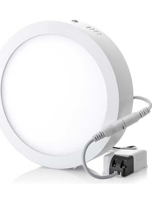 Asitan Sekatech LED Panel Aydınlatma 24W Yuvarlak Beyaz 6500K Sıva Üstü