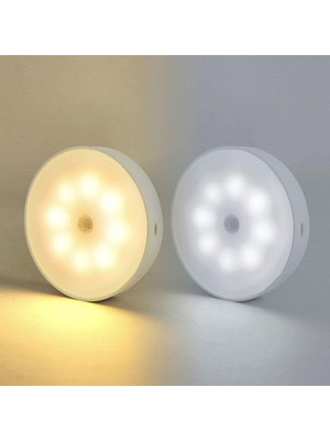 Asitan Sge Teknoloji 16 LED 2 Renk 5 Modlu Beyaz ve Gün Işığı Hareket Sensörlü Type-C Girişli LED