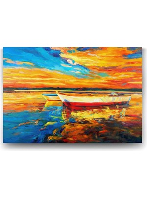 Asitan Tekne Yağlıboya Tarzı Tablo - 140X100CM