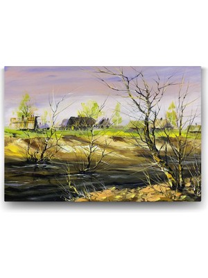 Asitan Güz Sonbahar Tablosu - 100X70CM