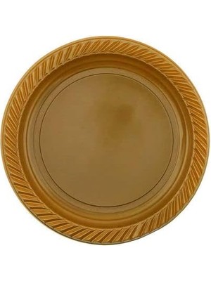Asitan Benim Marifetlerim - Altın Tabak 25 Adet 22 cm
