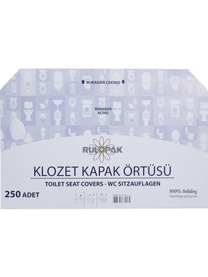 Asitan Rulopak R-2613 Klozet Kapak Örtüsü