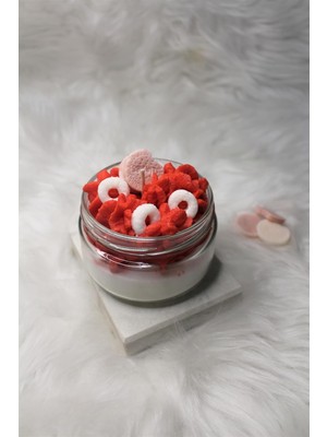 Asitan Bottiko Bottiko Dekor KAVANOZ%100 Soya Wax Pasta Mum 230CC Cam