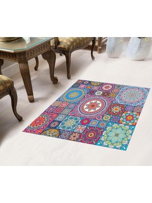 Asitan Stickerart Yer Kaplama Zemin Kaplama Folyosu Dekoratif Folyo 65X65 cm 1.model