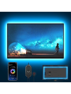 Asitan Tv Için LED Işıklar 60-75 Inç