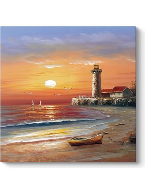 Asitan Deniz Feneri Tablosu 40 x 40
