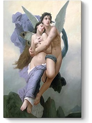 Asitan Adolphe Bouguereau - The Abduction Of Psyche Tablosu 50 x 75