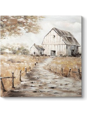 Asitan Çiftlik Evi Tablosu 60 x 60