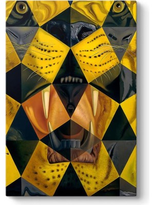 Asitan Salvador Dali - Tiger Tablosu 30 x 45