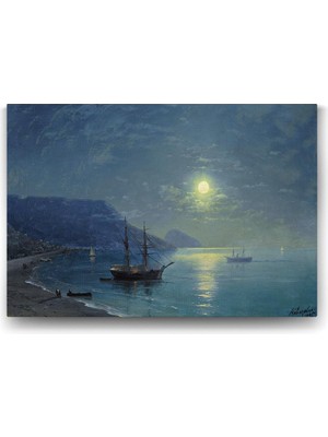 Asitan Ivan Ayvazovski - Evening In Crimea Tablosu - 140X100CM