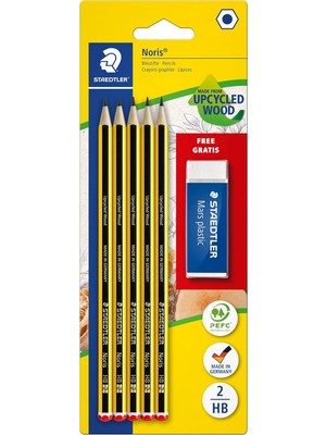 Asitan 120 A Sbkd Noris Kurşun Kalem Set 5 x Noris Kalem 1 x Silgi 1 x Kalemtraş