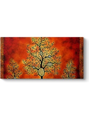 Asitan Akıl Ağacı Tablosu 100 x 50
