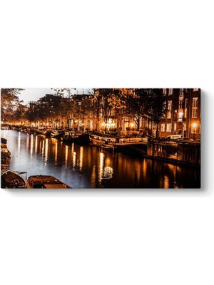 Asitan Amsterdam Hollanda Tablosu 100 x 50