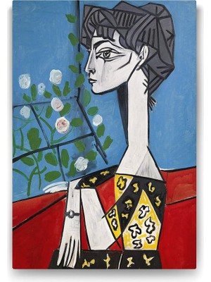 Asitan Picasso - Melancholy Woman Tablosu 30 x 63-2 Parçalı