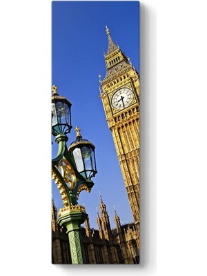 Asitan Big Ben Saat Kulesi Tablosu 30 x 90