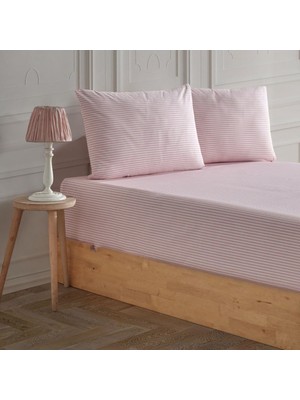 Asitan Mix &amp;amp; Match | Oriana |%100 Pamuklu Çift Kişilik Çarşaf Seti Pembe