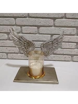 Asitan Bergama Melek Kanadı Dekoratif Mumluk