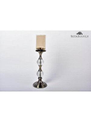 Asitan Setabianca Seta Regina Mumluk Krıstal 2 Top Bronz 50 cm