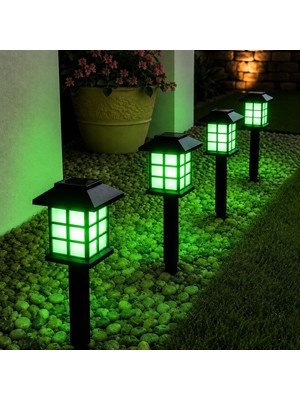 Asitan Kyrotech Hlyos 2 Adet 5W Solar Bahçe Lambası 38 Cm, Güneş Enerjili Dekoratif Dış Mekan Aydınl