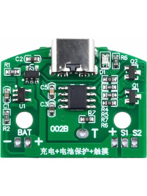 Asitan Alkatronik Type C USB Masa Lamba Dokunmatik LED Dimmer Gece Lambası 3.7V Lion Lityum Pil Şarj 8W P