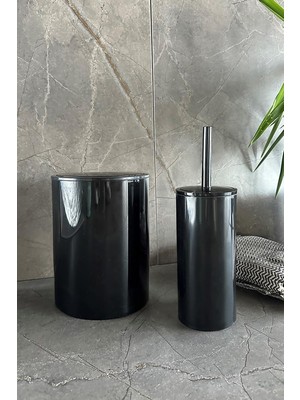 Asitan Flores 2li Banyo Seti-Siyah