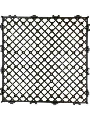 Asitan 30X30CM Plastik Izgara Kenarından Geçmeli - Çok Amaçlı Kilitli Plastik Zemin Izgarası - Nemden