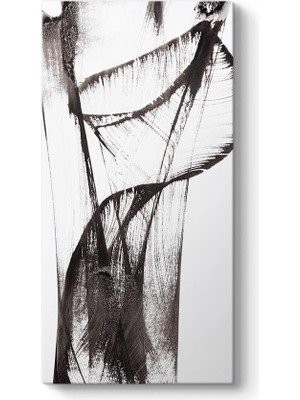 Asitan Abstract Fırça Tablosu 40 x 80