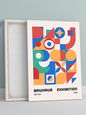 Asitan Bauhaus Sergisi, Bauhaus Sergisi, Soyut Sanat. Sanatsal Kanvas Tablo - Tuval Tablo