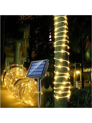 Asitan Solar Güneş Enerjili Hortum Kaplamalı Gün Işığı LED Aydınlatma 10 mt