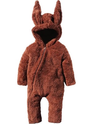 Asitan x Ipek Atlas Erkek Kız Bebek Çocuk Kışlık Tavşan Peluş Tulum