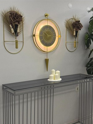 Asitan Metaquartz Aksesuar Bronz Aynalı - Lavinya Premium Gold - Büyük Boy (50X85CM), Modern Metal (Mob�