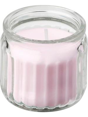 Asitan Ikea Lugnare Cam Kapta Kokulu Mum, Pembe, Yasemin, 12 Saat