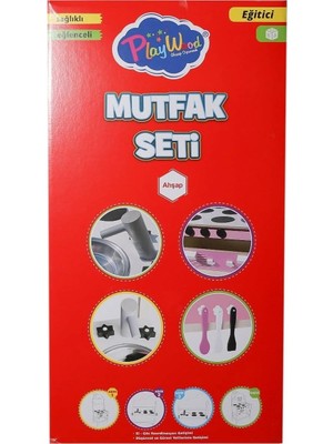 Asitan ONY-408 Ahşap Mutfak Seti -Onyıl Oyuncak