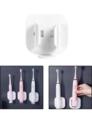 Asitan Microcase Yapışkanlı Duvara Monte Ayarlanabilir Şarjlı Diş Fırçası Tutucu STAND-AL4801