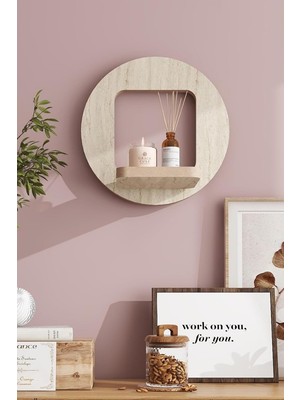 Asitan Ahşap Dekoratif Duvar Rafı (MTS-325)