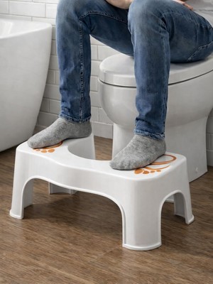 Asitan Klozet Taburesi Destek Basamağı Wc Lavabo Banyo Konforlu Yükselti Çömelme Çocuk Yaşlı Tuvale