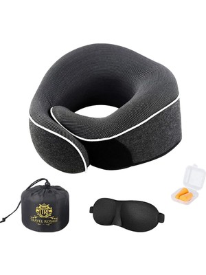 Asitan Boyun Yastık Başı, Çene, Boyun 360° Destek Yastığı AYARLANABILIR%100 Saf Hafızalı Köpük