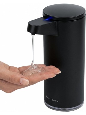 Asitan Demy Haus Sensepro Sensörlü Otomatik Sıvı Sabunluk / Şarjlı Paslanmaz Çelik / 380ML 5 Kademel