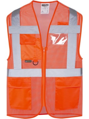 Asitan Olympus Hıgh Vıs Warnıng Vest Kırmızı 4xl-1