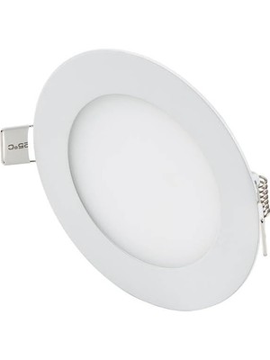 Asitan Cata CT-5147B 12 Watt 6400K Beyaz - Slim Sıva Altı LED Panel Armatür - Ince Kasa Yuvarlak Tavan
