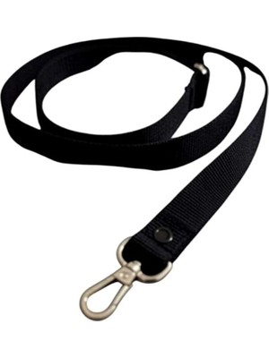 Asitan Usin Ayarlanabilir 2cm En Dar Kolon Nikel Toka Çanta Sapı Askısı 120 cm (Siyah)